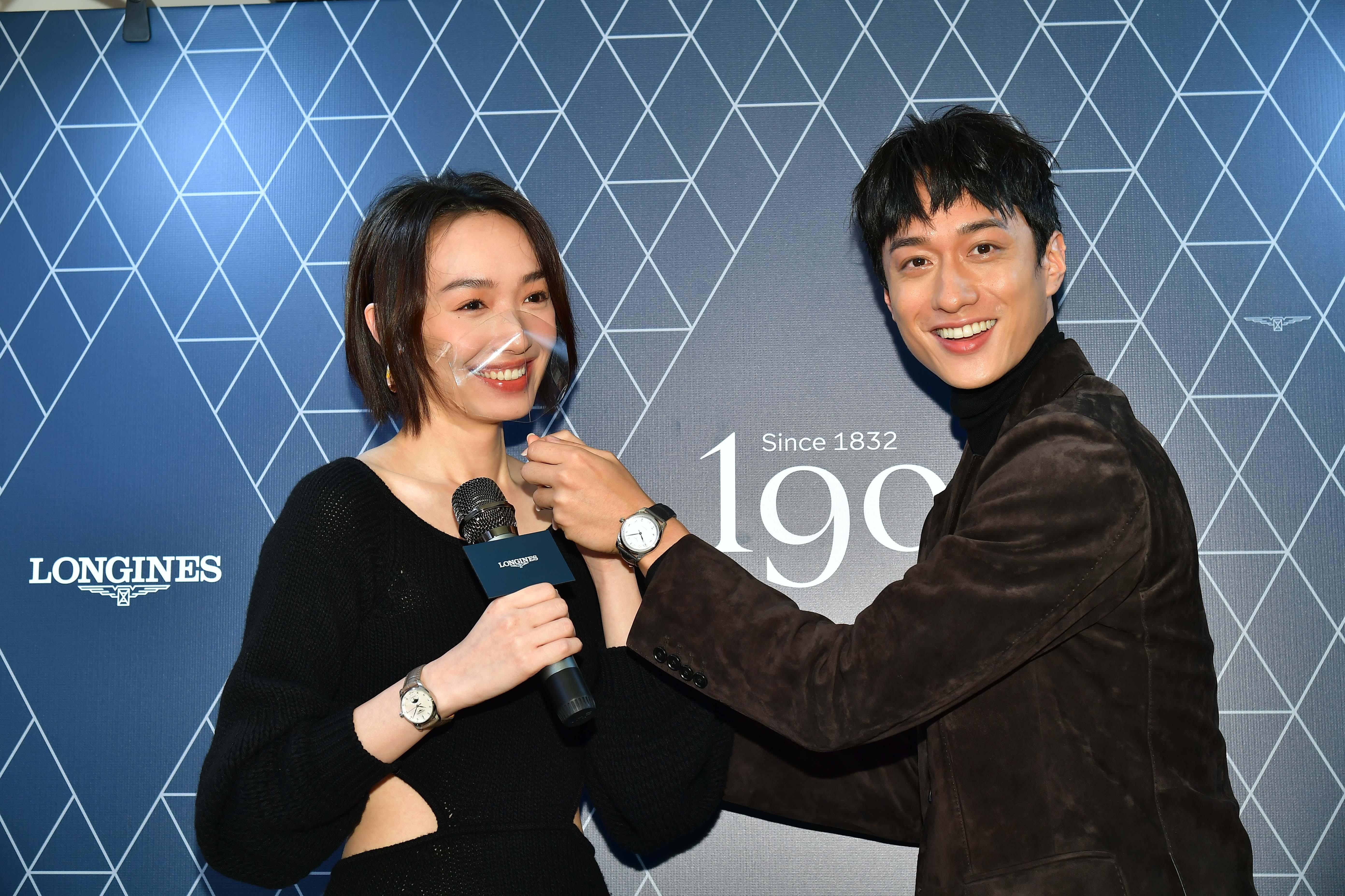 劉俊謙與蔡思韵在電影《幻愛》合作而撻著。