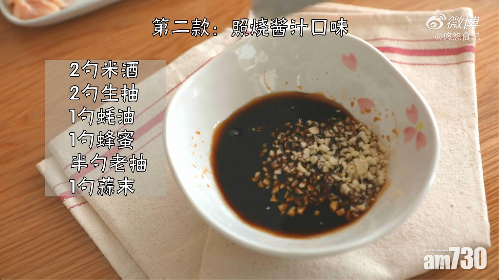 雞胸肉醃料食譜,照燒汁口味。