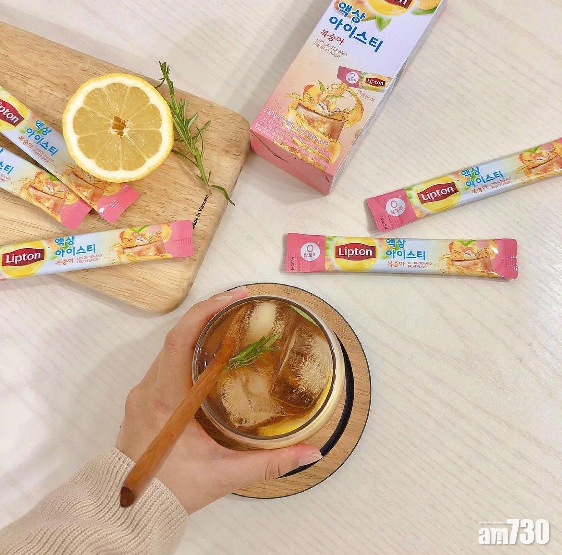 夏天飲品|鮮果冰紅茶的沖劑在普通超級市場便可買到。