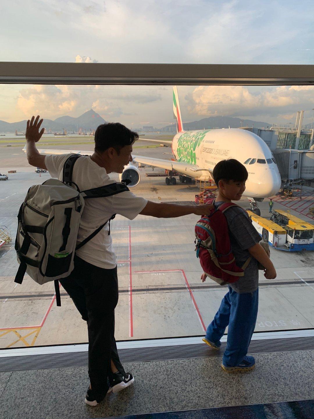 郭晉安於2019年上載跟囝囝的合照,但他未有分享跟太太及女兒的合照。