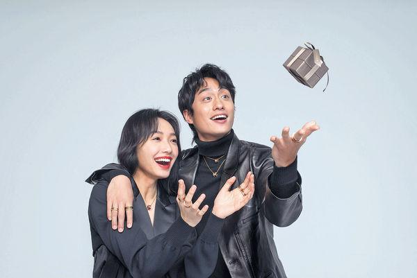 劉俊謙與蔡思韵在電影《幻愛》合作而撻著。