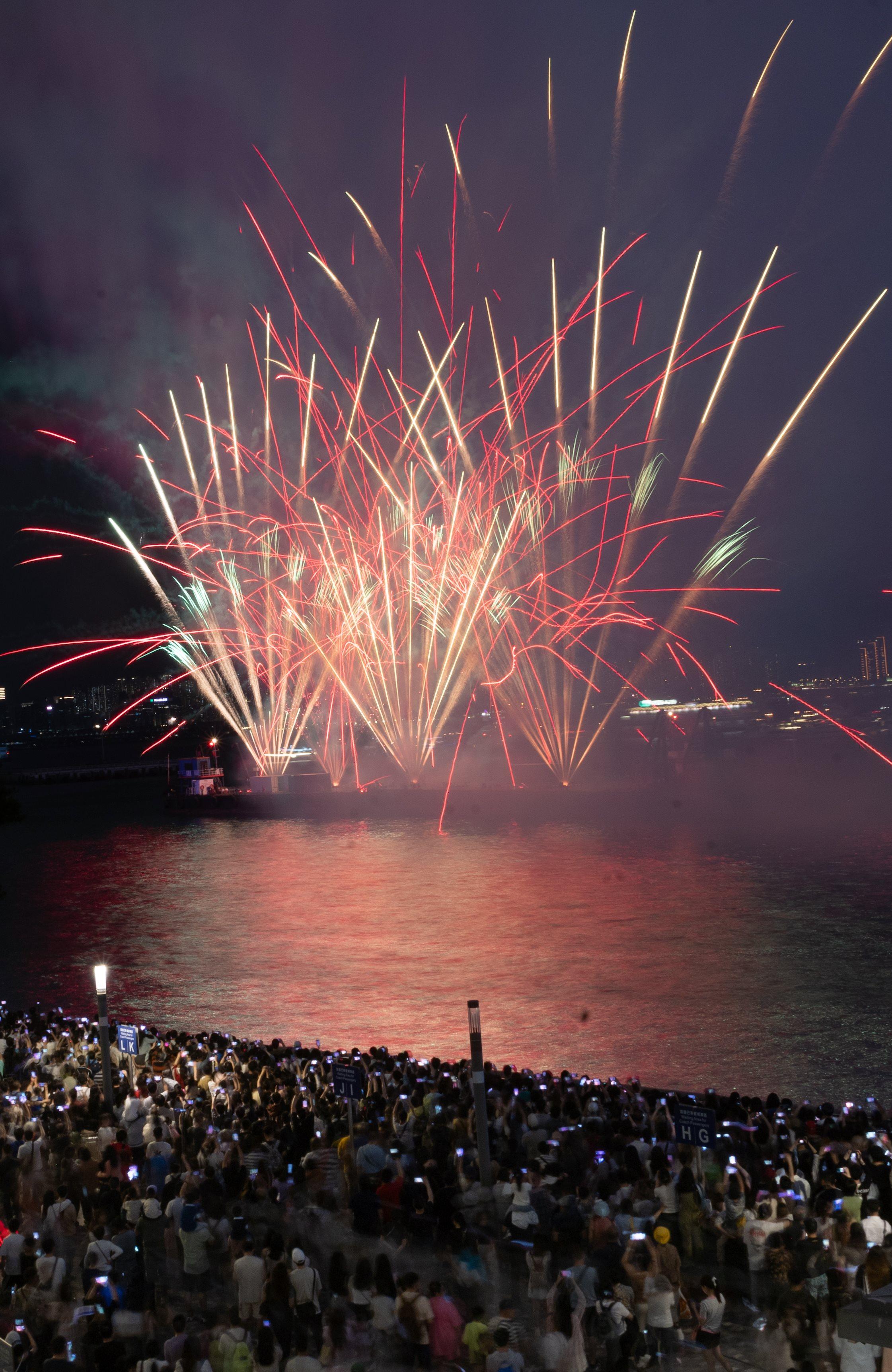 尖沙咀 旅發局五一海上煙火表演
