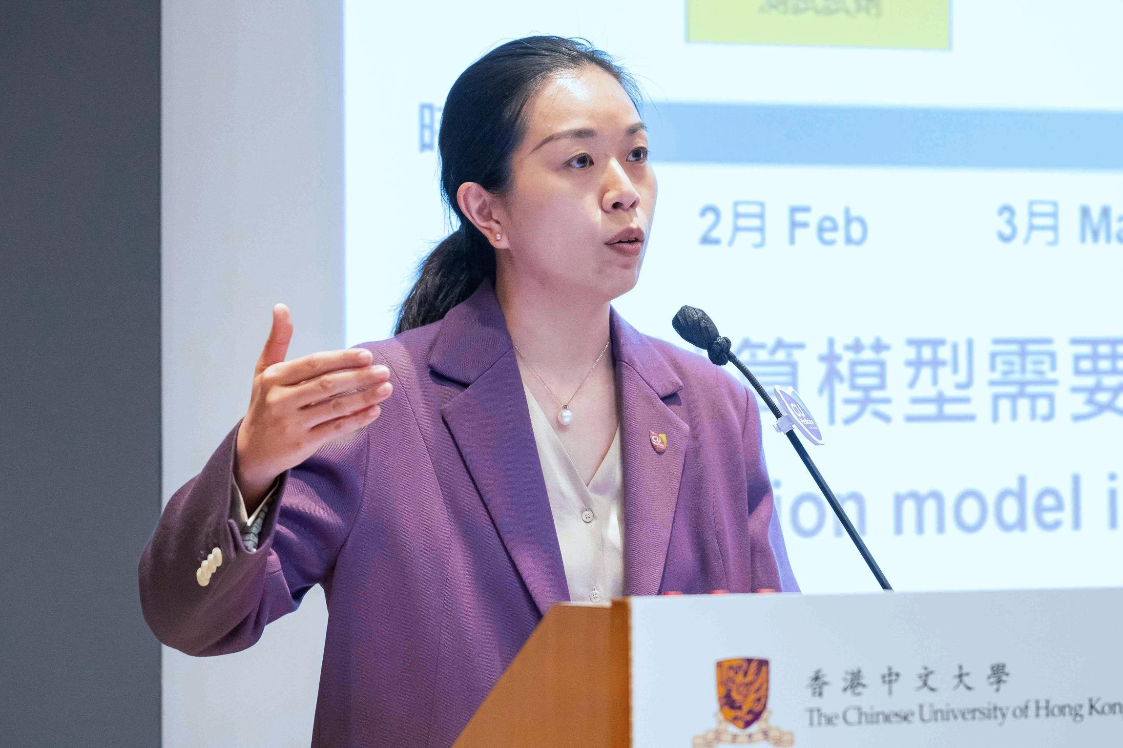 王海天教授表示,研究團隊正與內地的科研機構合作進行動物實驗,以開發更具保護功效的疫苗。(中大提供)