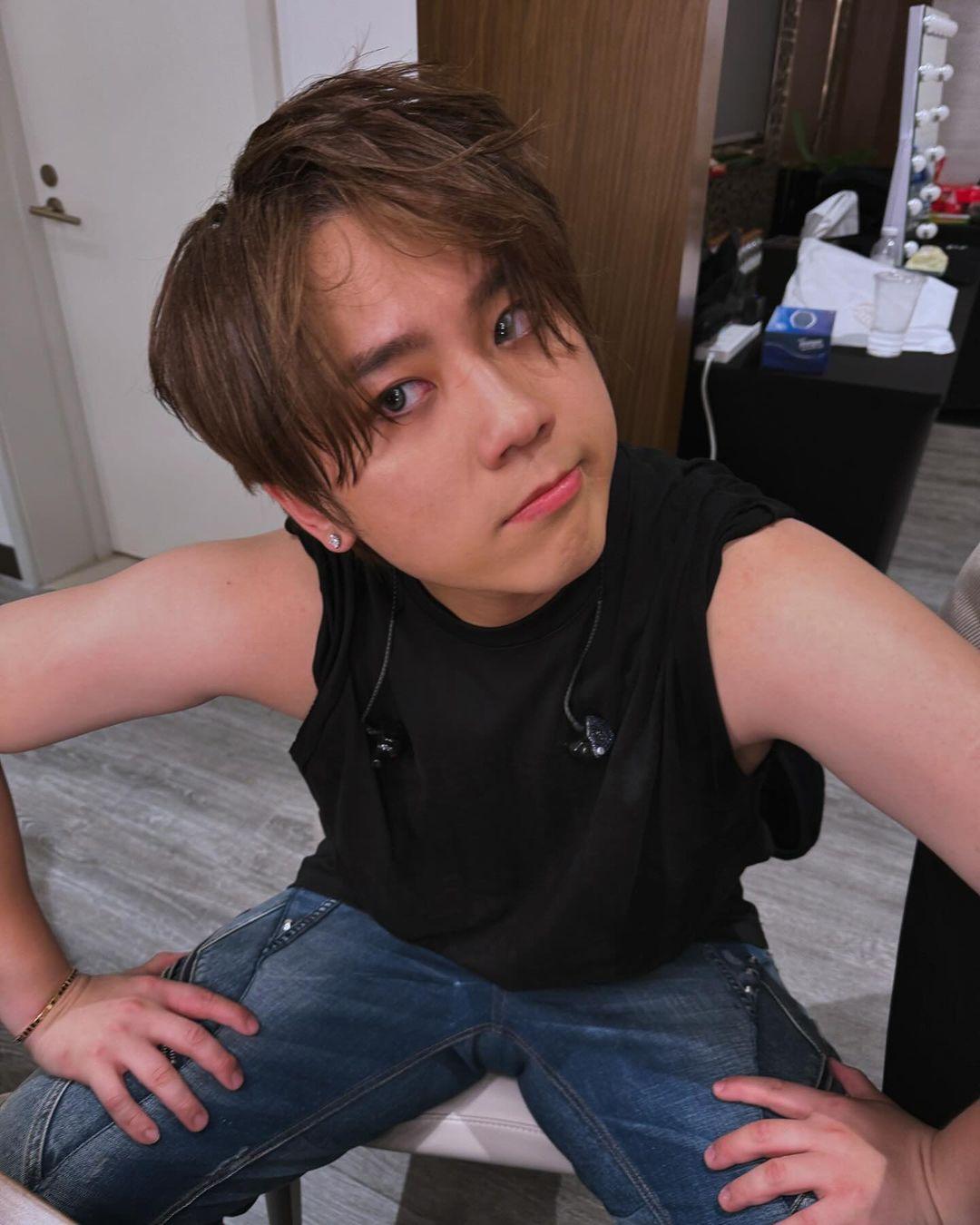 姜濤減肥漸見成果。