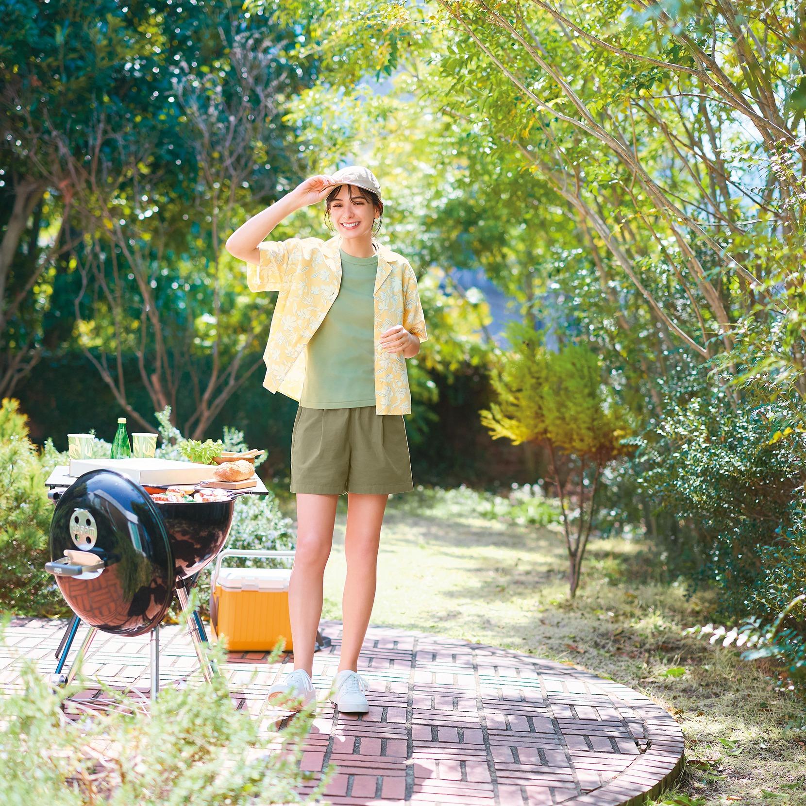 麻質混紡開領恤衫 感謝價格$149 (原價$199)