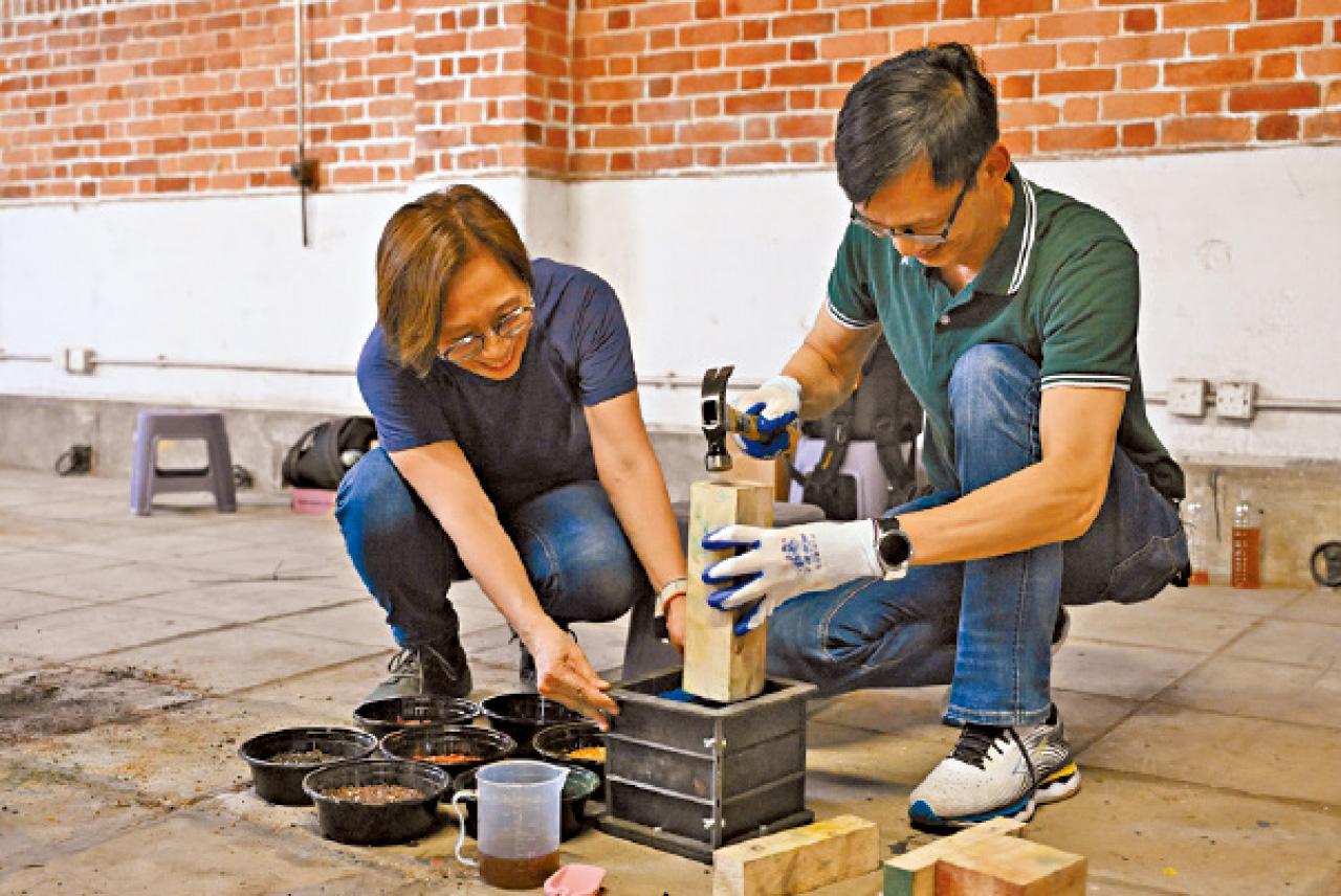 澳門文化遺產科技修復及研究學會 夯土