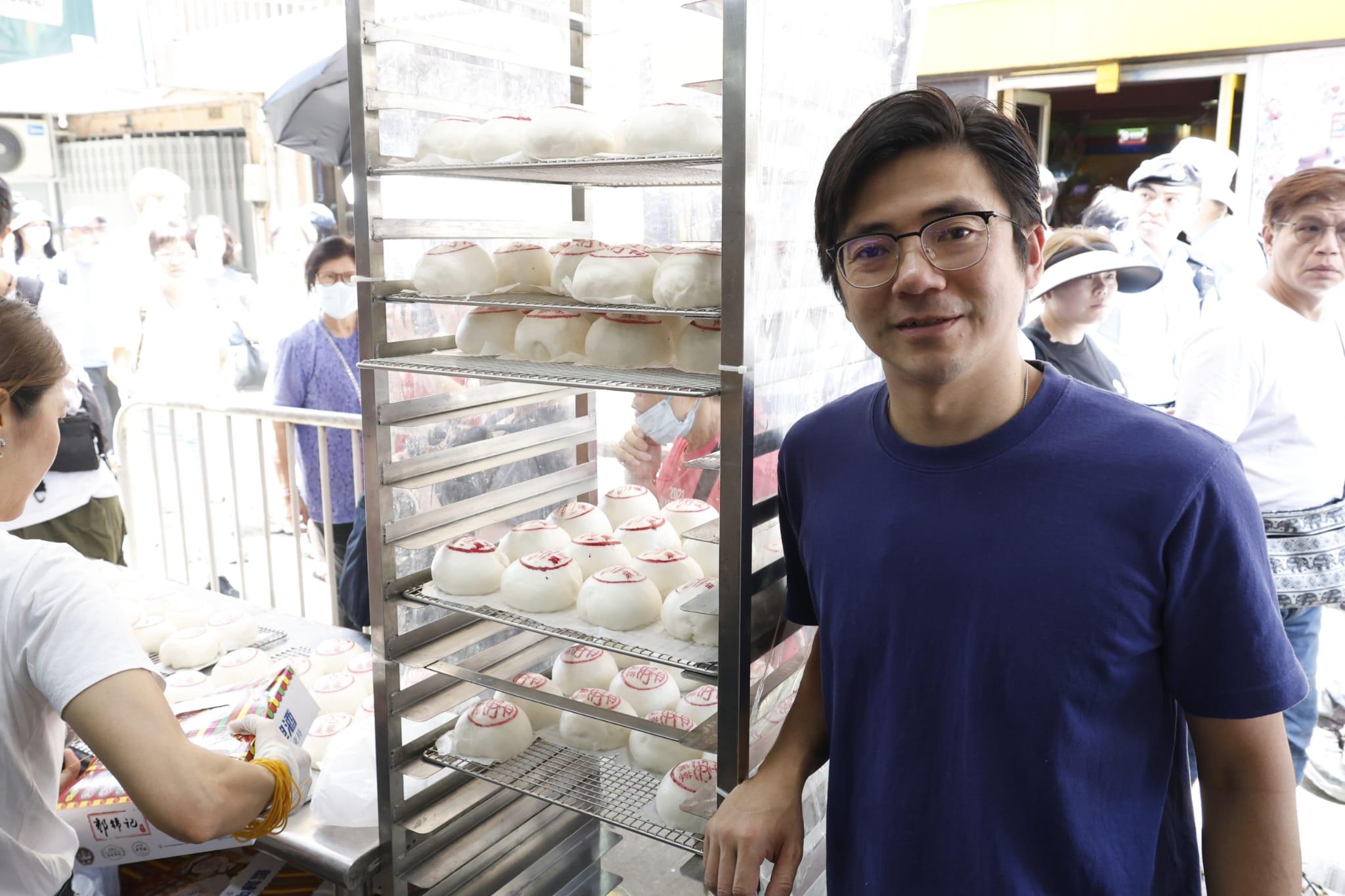 郭錦記董事郭宇鈿料加價後銷量下跌。(林俊源攝)