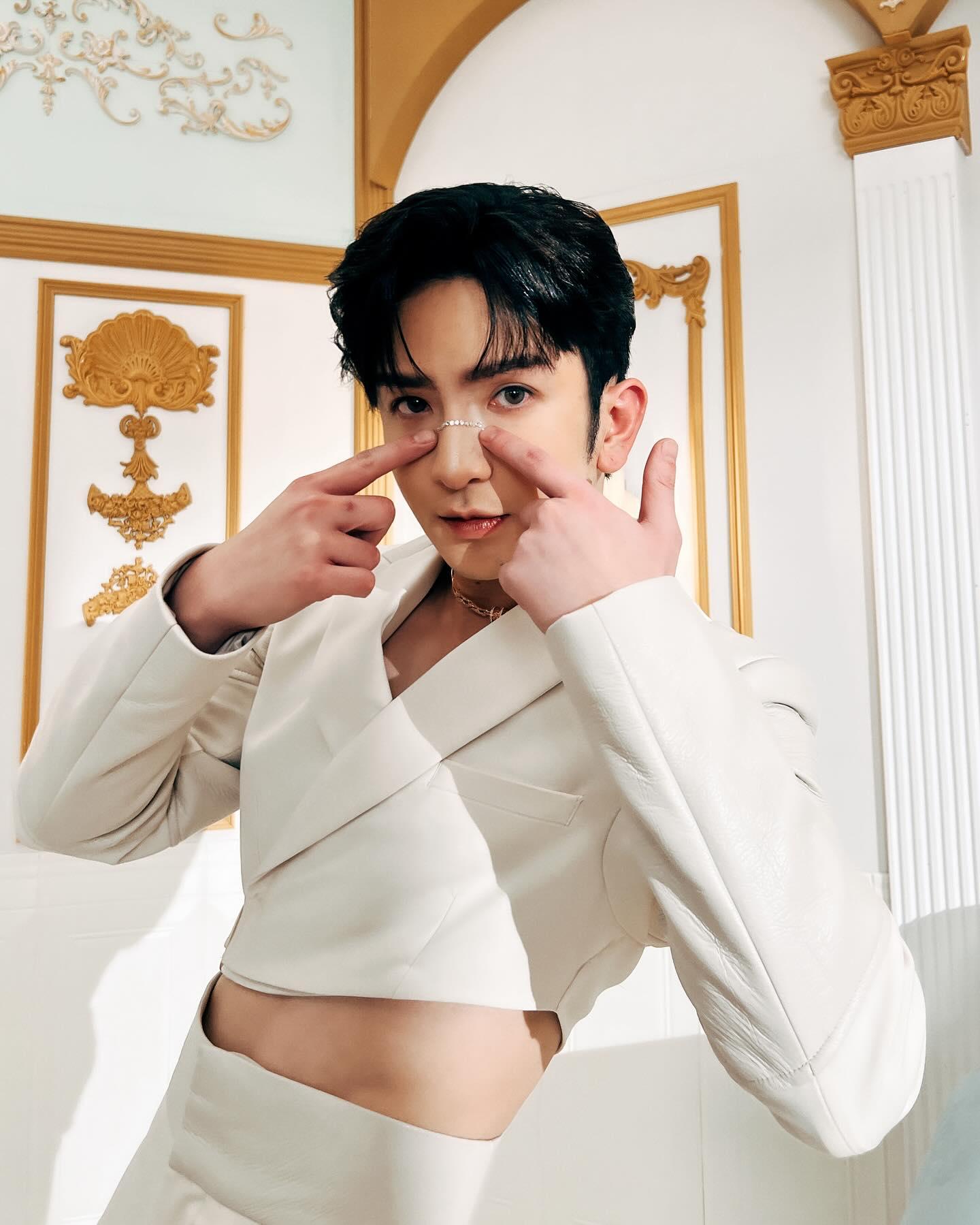 盧瀚霆被指不滿盧覓雪的言論,而在IG限時動態連環出PO回應。