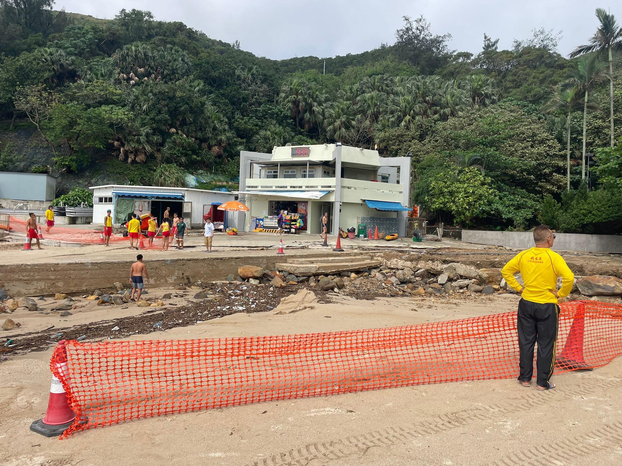 港九拯溺員工會呼籲市民前往清水灣二灣及廈門灣沙灘要小心。(港九拯溺員工會FB)