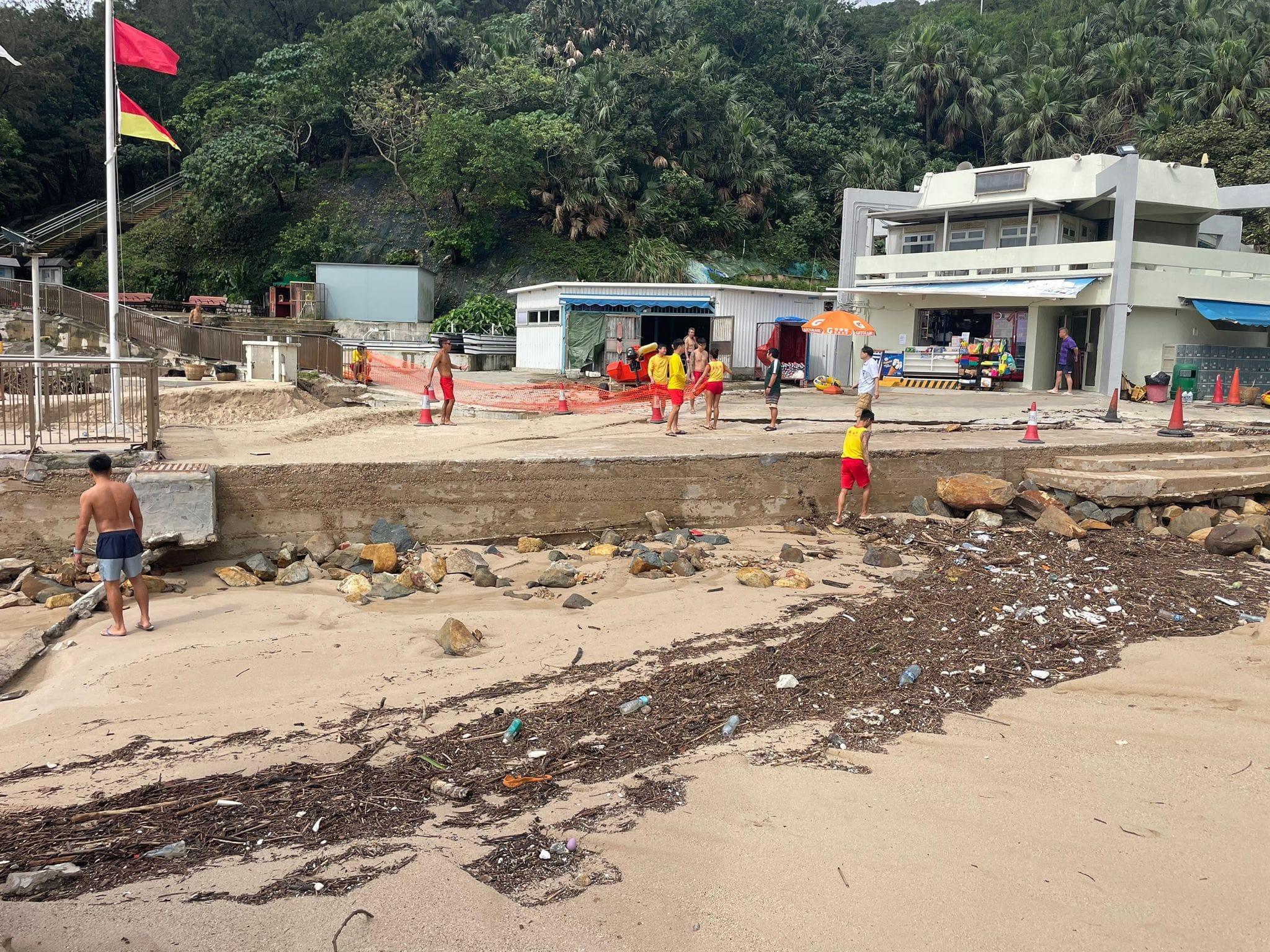 港九拯溺員工會呼籲市民前往清水灣二灣及廈門灣沙灘要小心。(港九拯溺員工會FB)