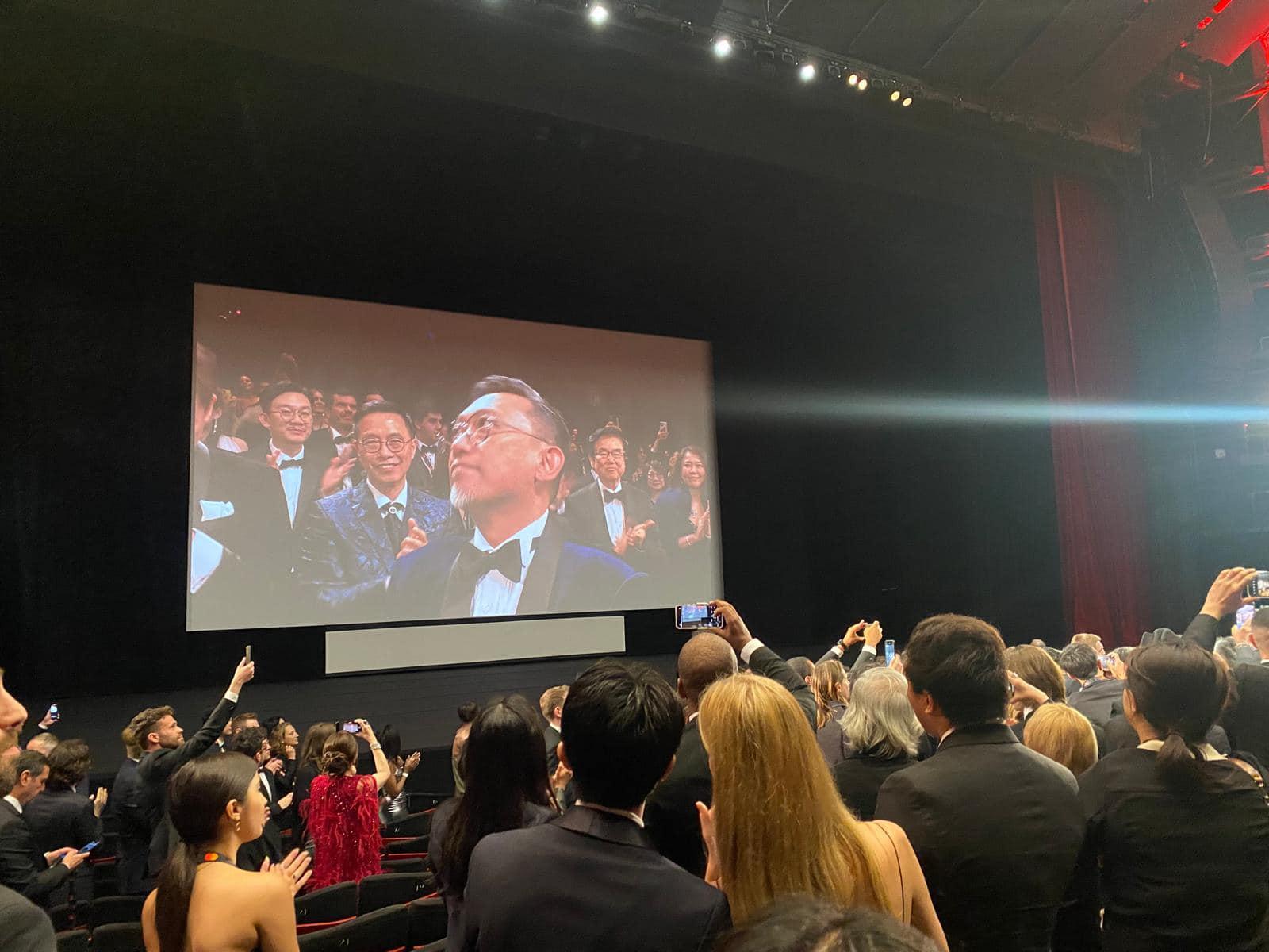 楊潤雄在社交專頁表示,恭賀「九龍城寨之圍城」在康城受到歡迎