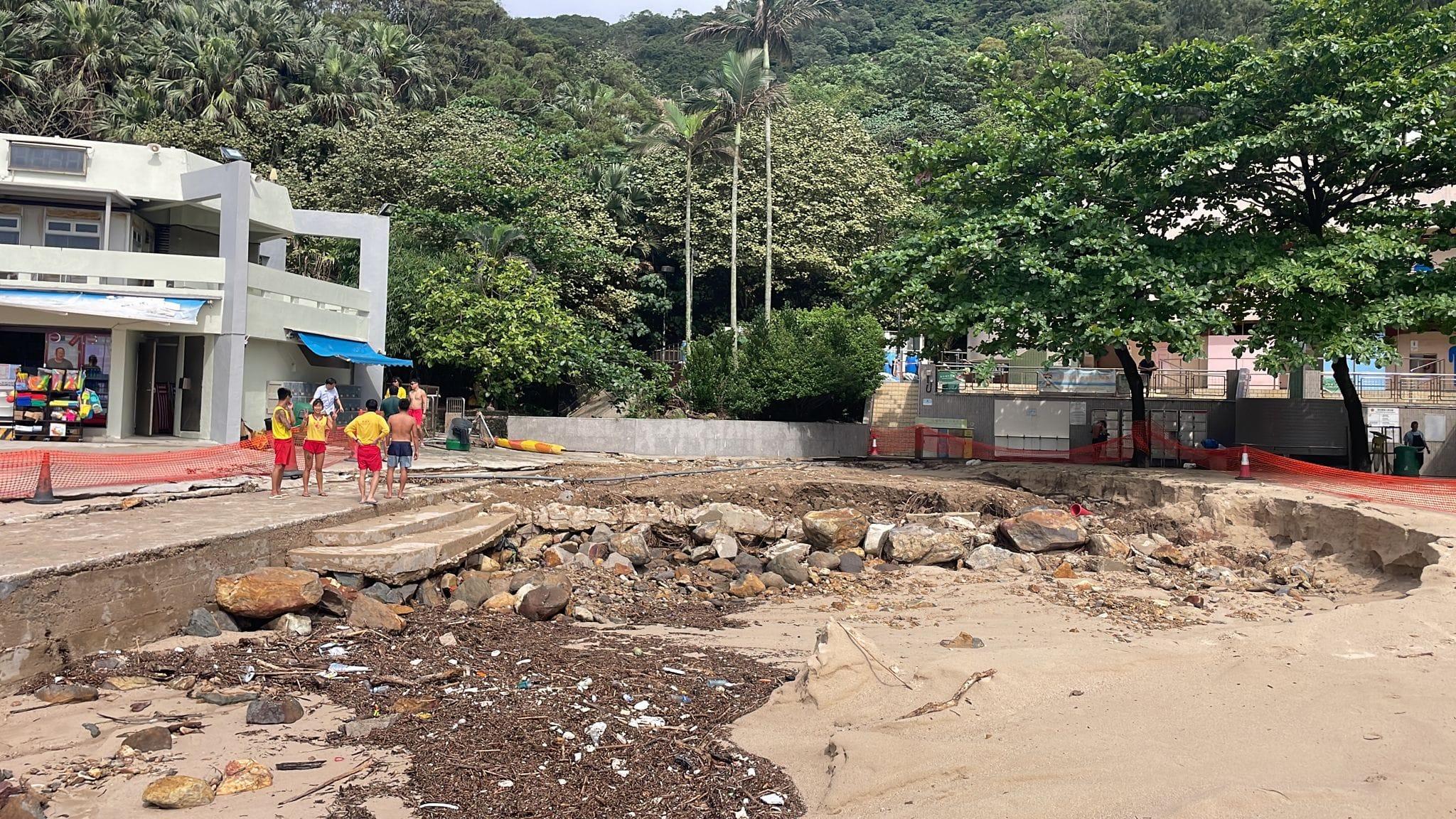 港九拯溺員工會呼籲市民前往清水灣二灣及廈門灣沙灘要小心。(港九拯溺員工會FB)