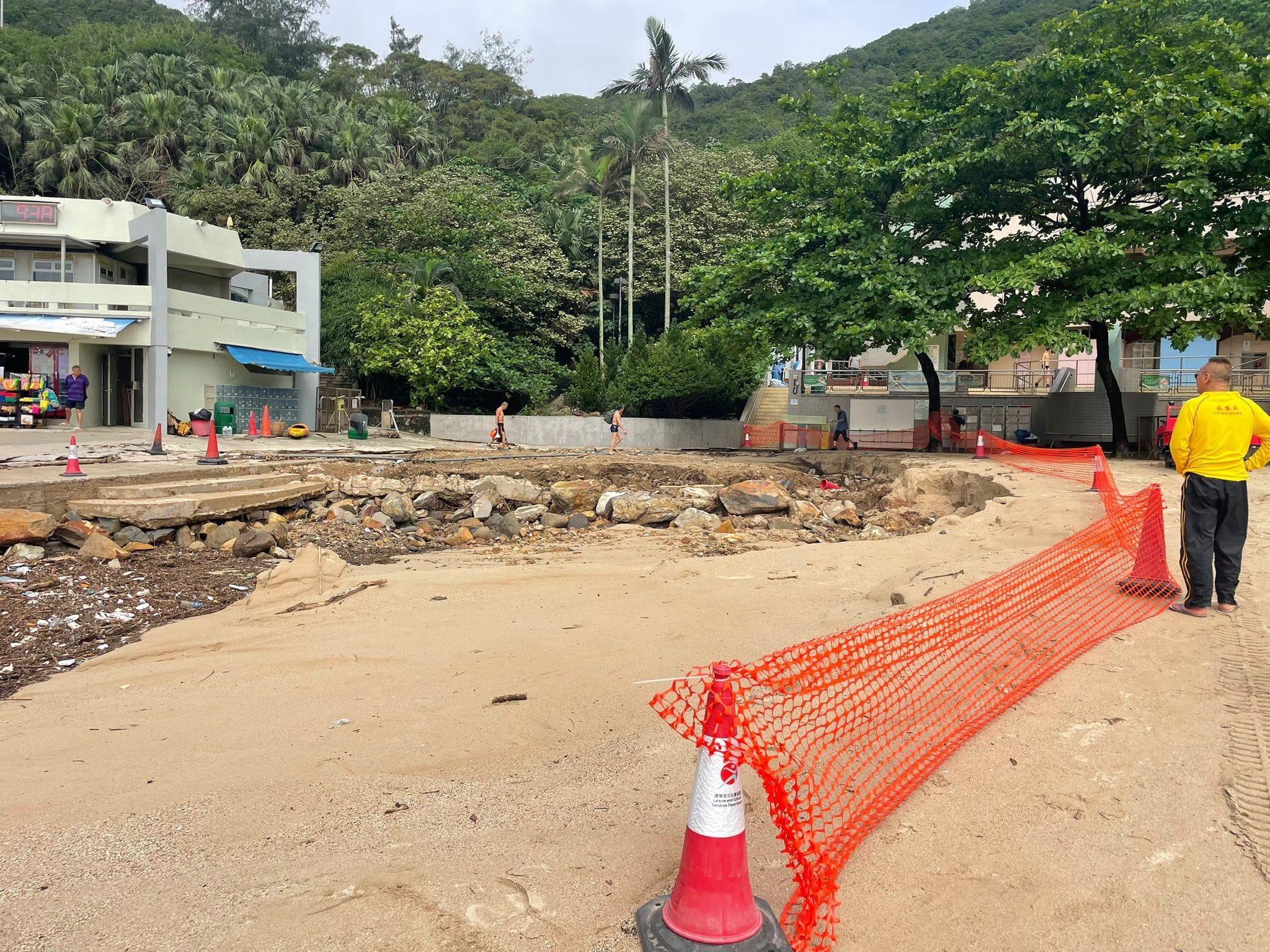 港九拯溺員工會呼籲市民前往清水灣二灣及廈門灣沙灘要小心。(港九拯溺員工會FB)