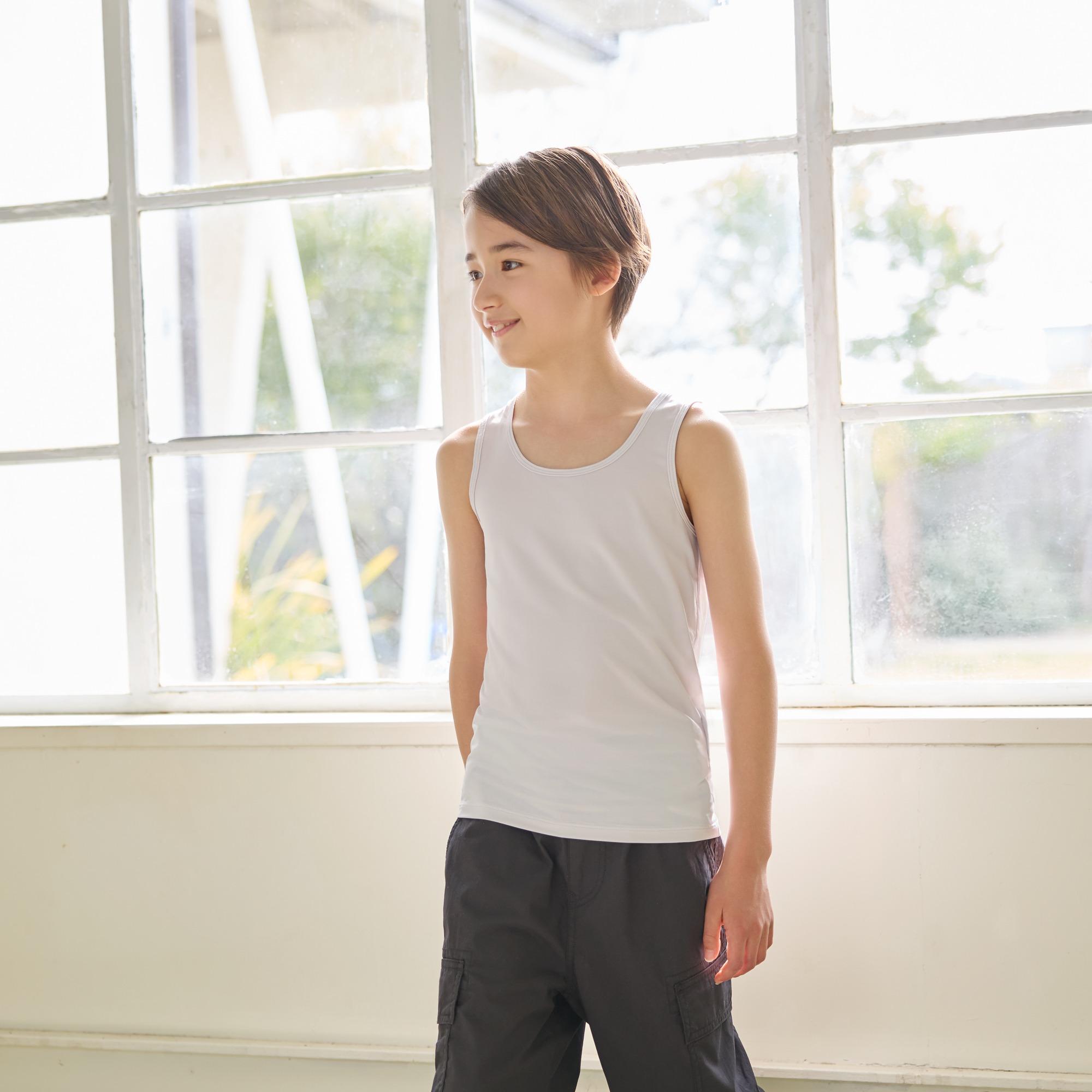 童裝 AIRism 網紋背心 感謝價格$49 (原價$59)