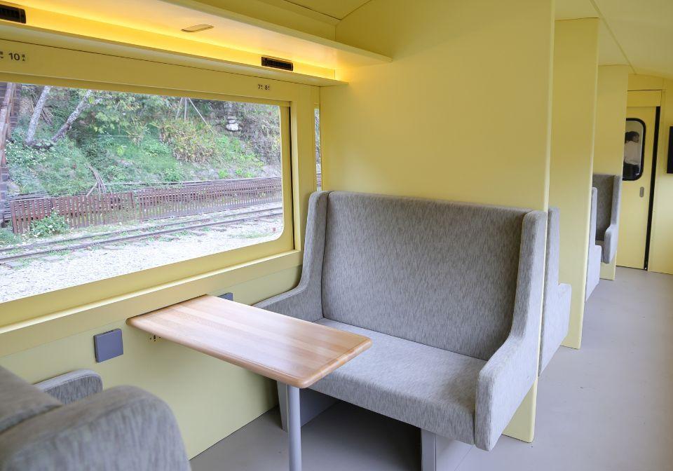 包廂席可容納4位旅客