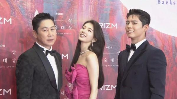 第60屆百想藝術大獎再由秀智、朴寶劍及申東燁拍檔任主持。