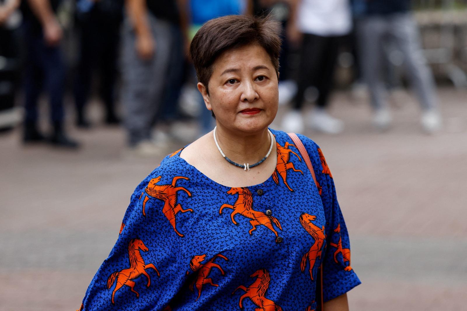 被告黃碧雲罪成。(路透社)