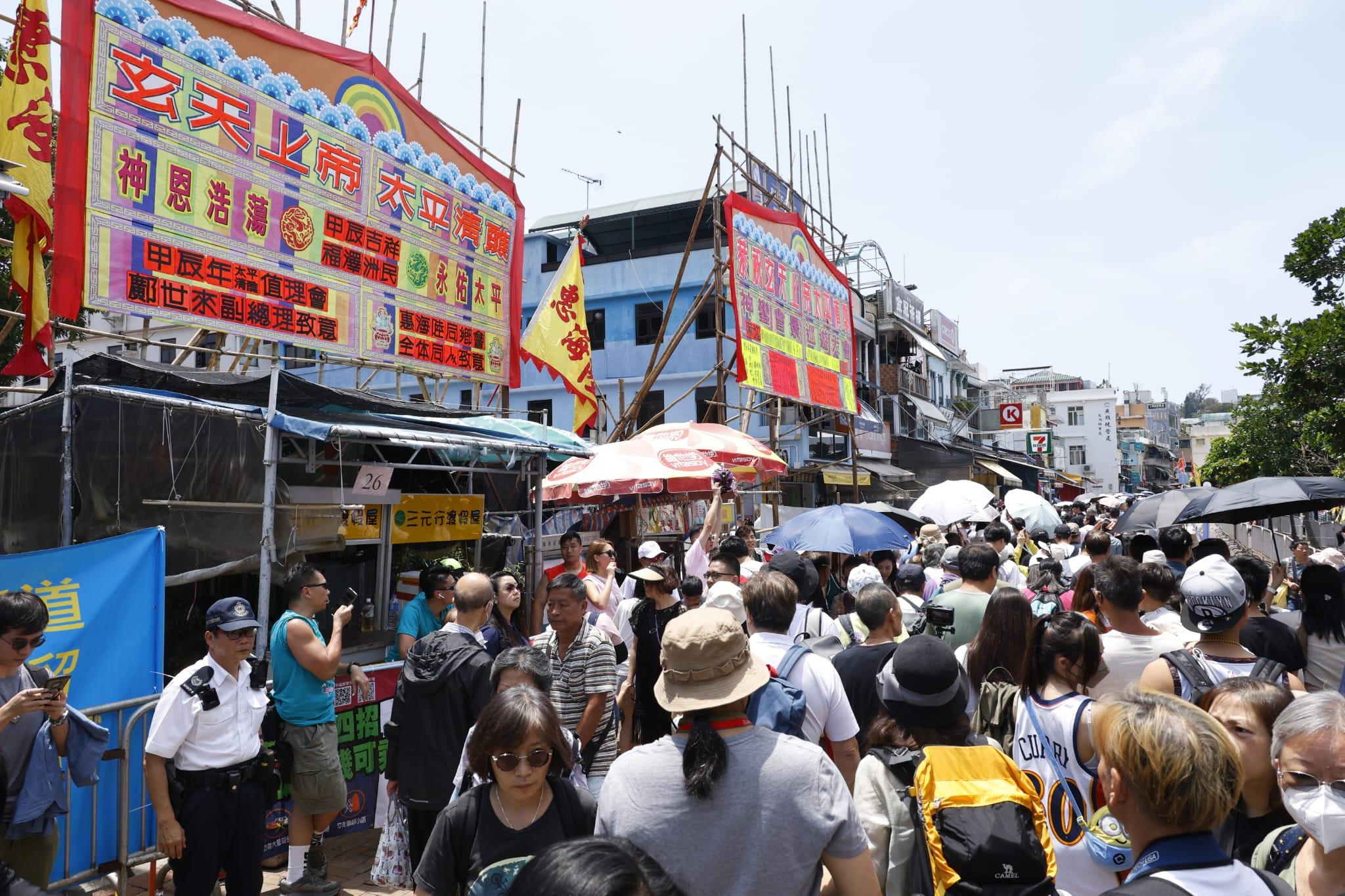 長洲太平清醮。(林俊源攝)