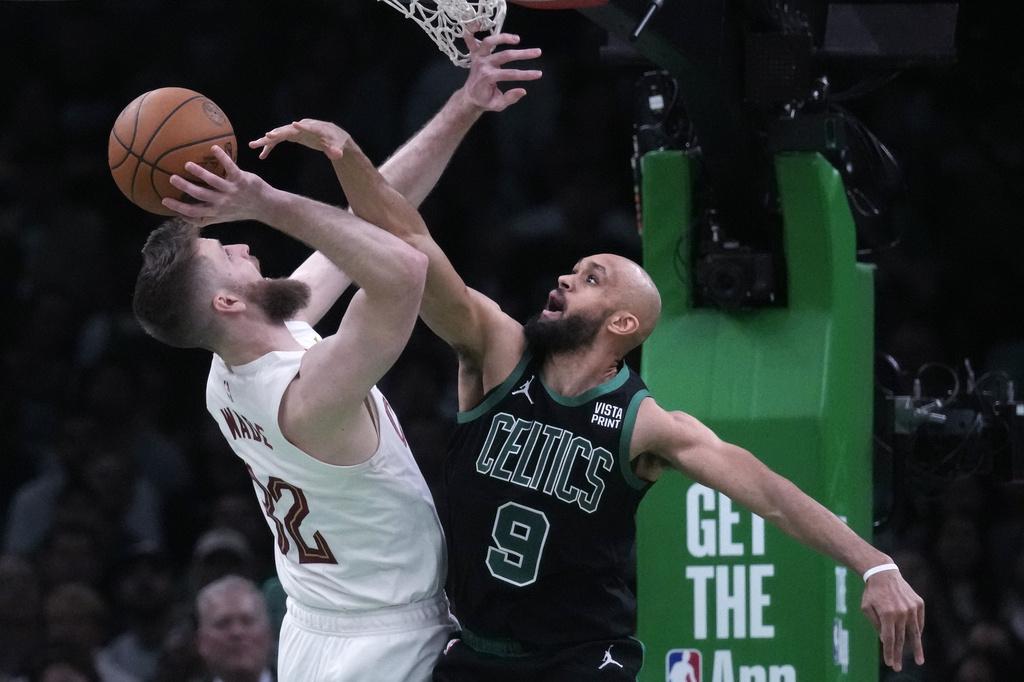 塞爾特人以113:98擊敗騎士。(美聯社)