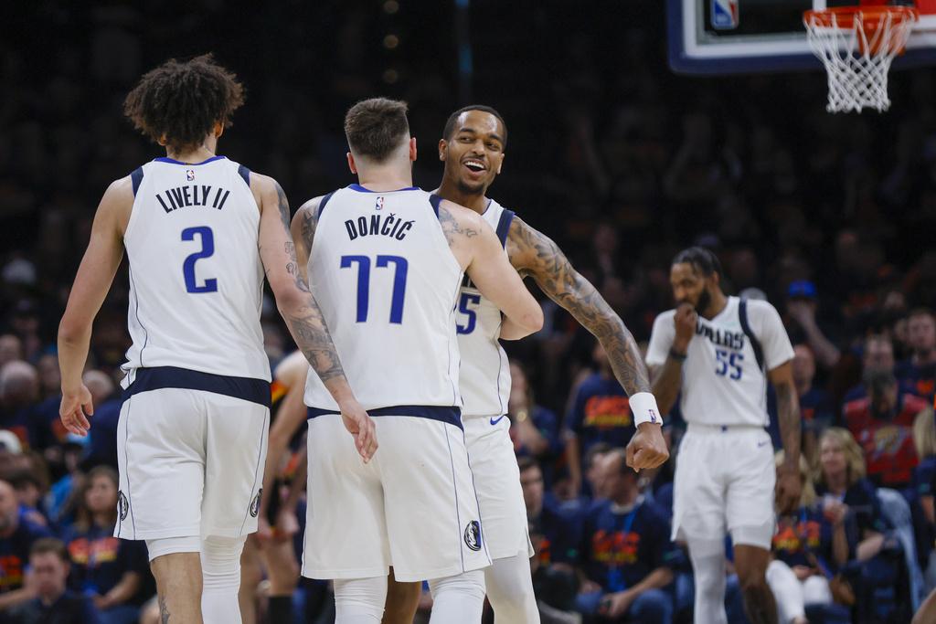 獨行俠104:92擊敗雷霆,場數領先3:2。(美聯社)