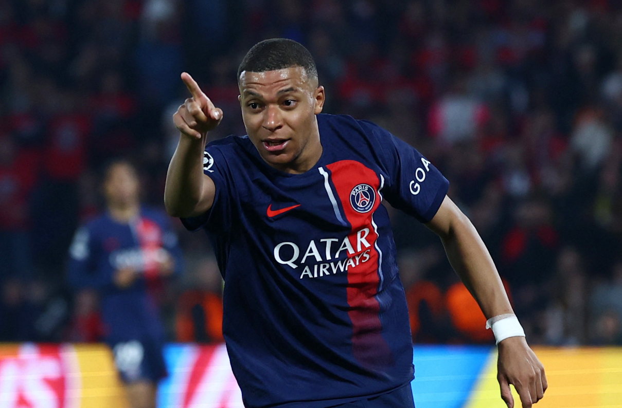 法國球星基利安麥巴比(Kylian Mbappe),正式宣布在今季結束後離開法甲巴黎聖日耳門(PSG),外界預計他會以自由身轉投剛打入歐聯決賽的西甲皇家馬德里。(路透社資料圖片)
