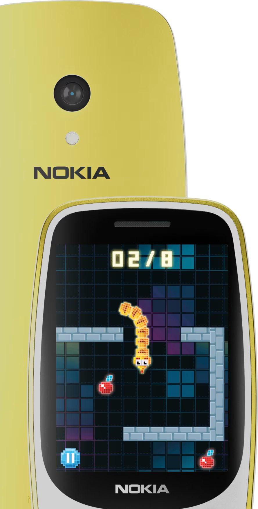 Nokia 3210復刻版內置貪食蛇遊戲。