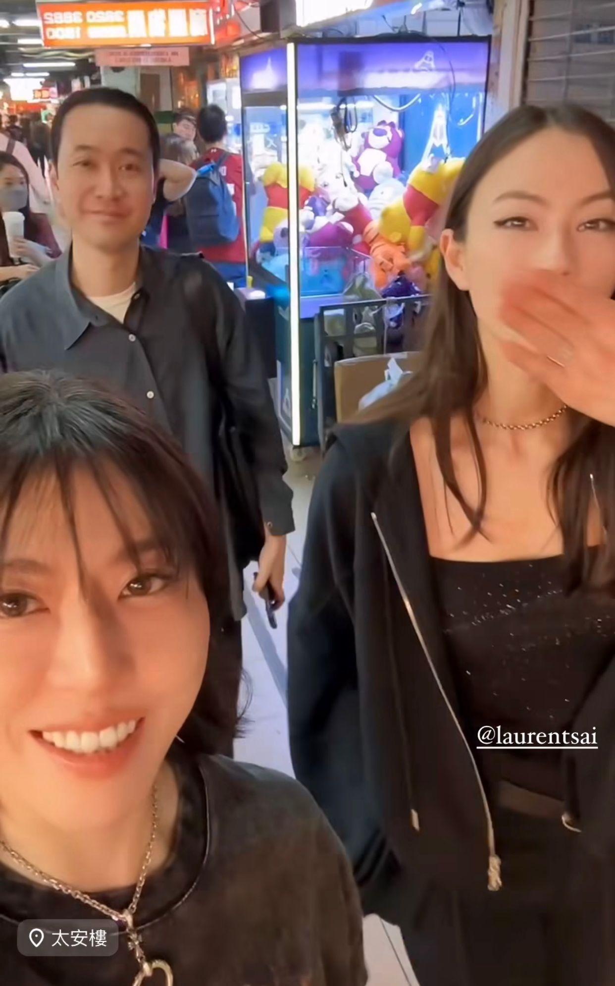 Lauren Tsai到太安樓打卡。