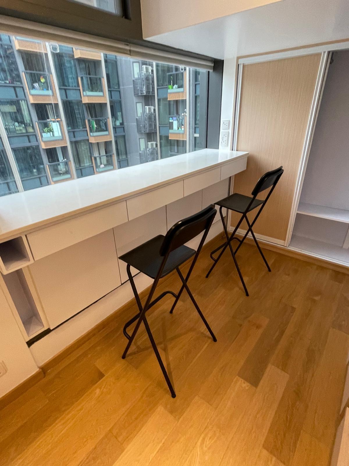 單位面積雖小,但收納空間多,十分實用,景觀則以樓景為主。(代理提供)