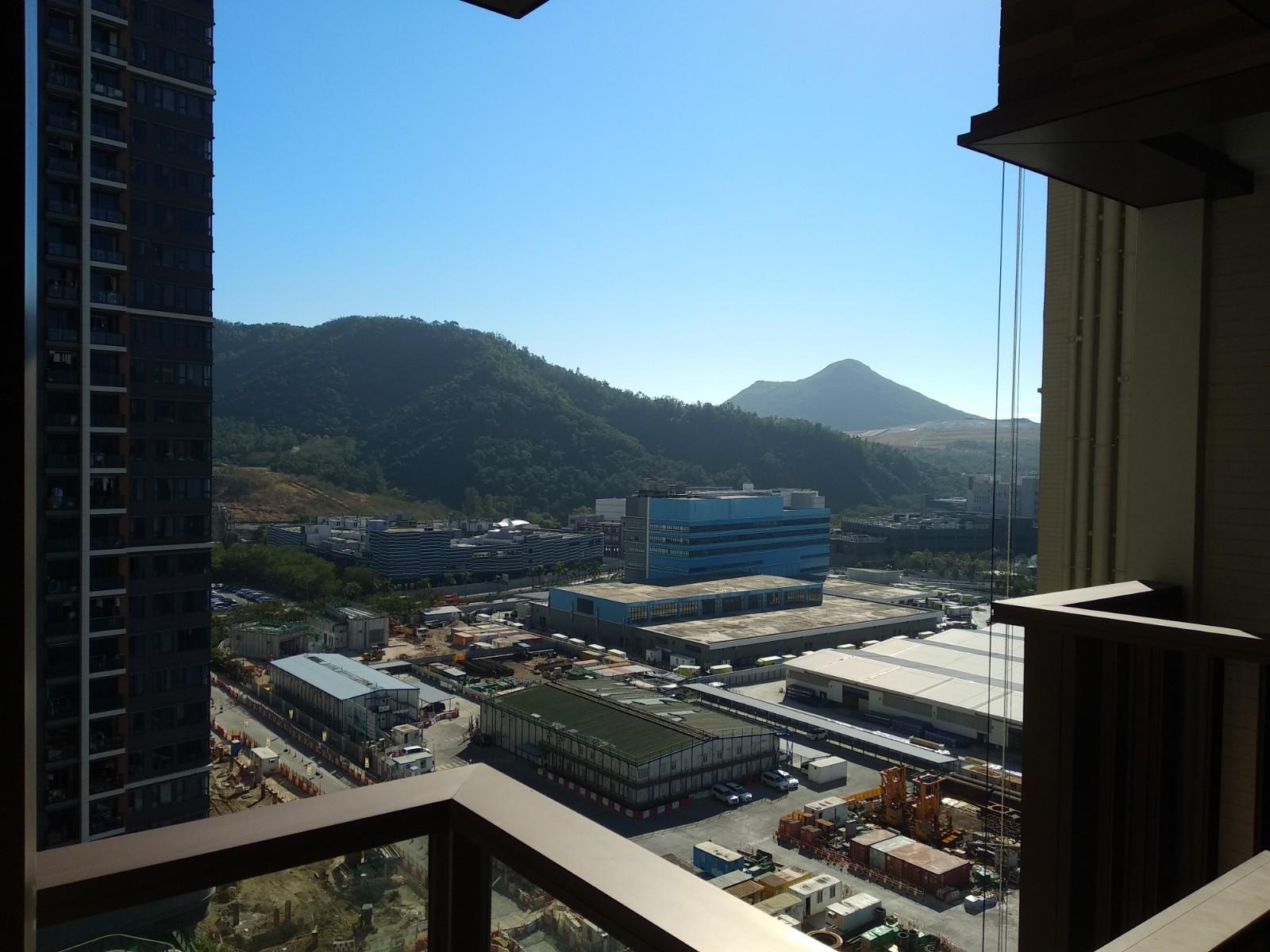 單位除了俯望屋苑泳池,同時望開揚市景及山景。(代理提供)