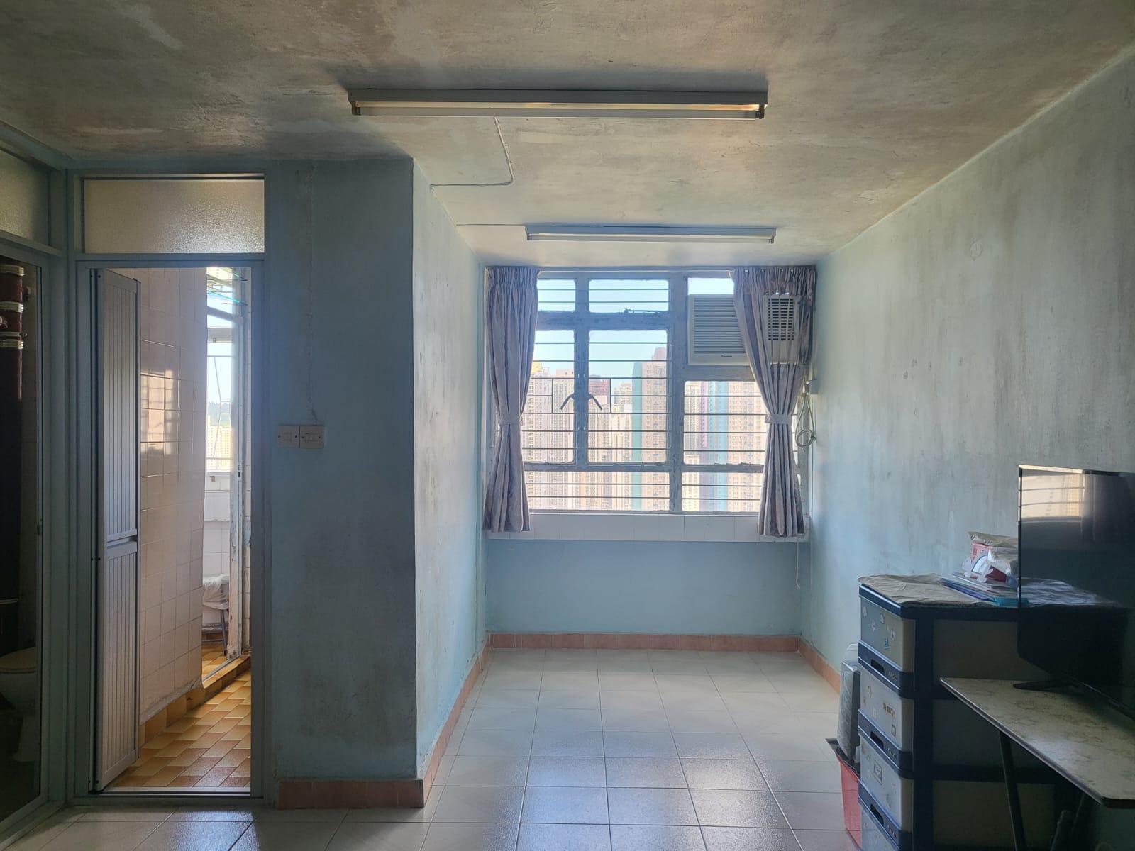 單位實用面積只有355方呎,惟空間闊落,頗實用見使。(代理提供)