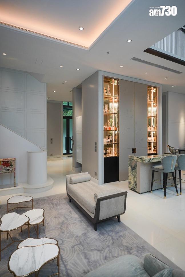 1號屋「Carlye」實用面積4,740方呎,屬4幢洋房中面積最大。(資料圖片)