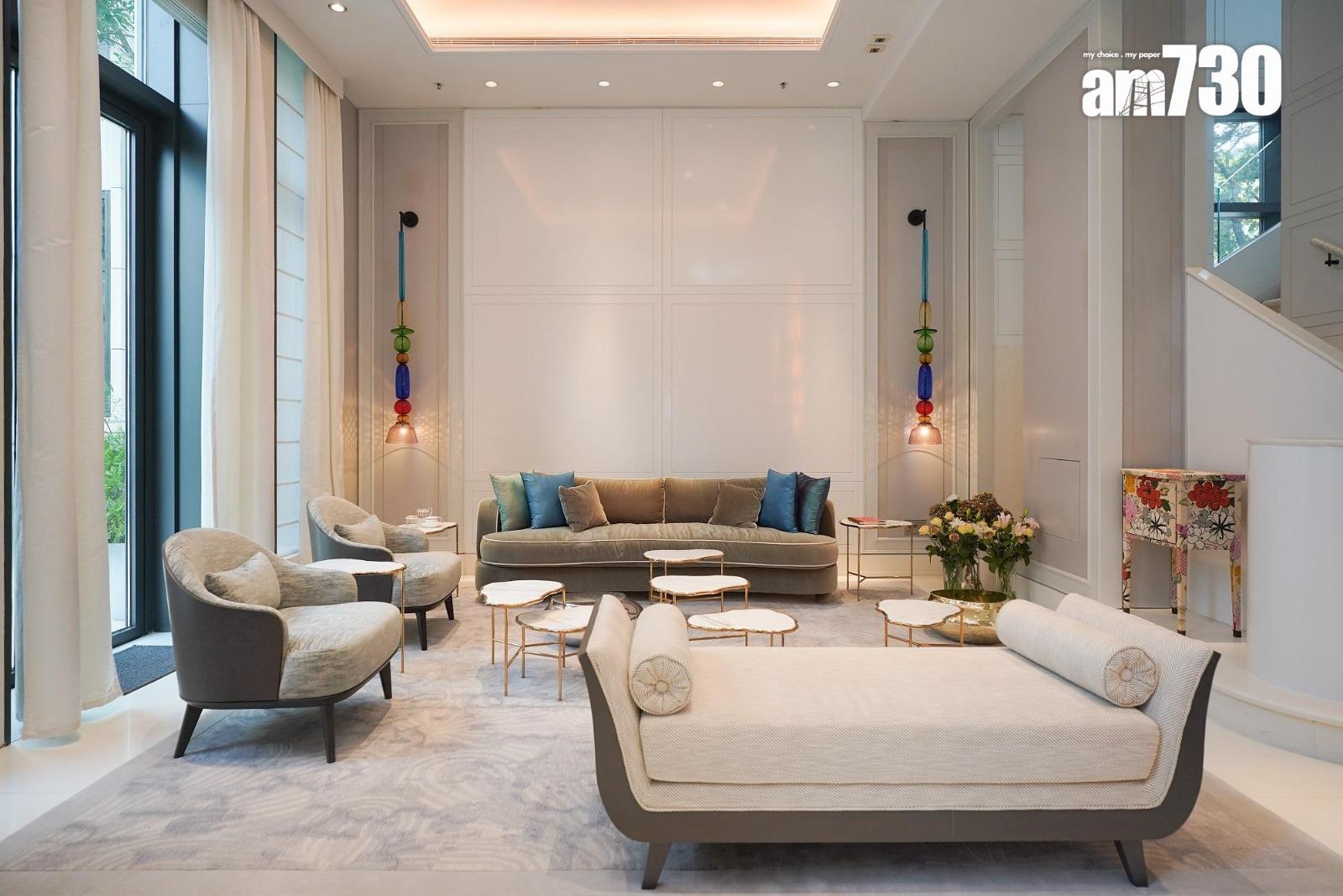 山頂道20號豪宅項目「TWENTY PEAK ROAD BY V」,每幢洋房均設私人電梯、私人室外無邊泳池及車庫等。(資料圖片)