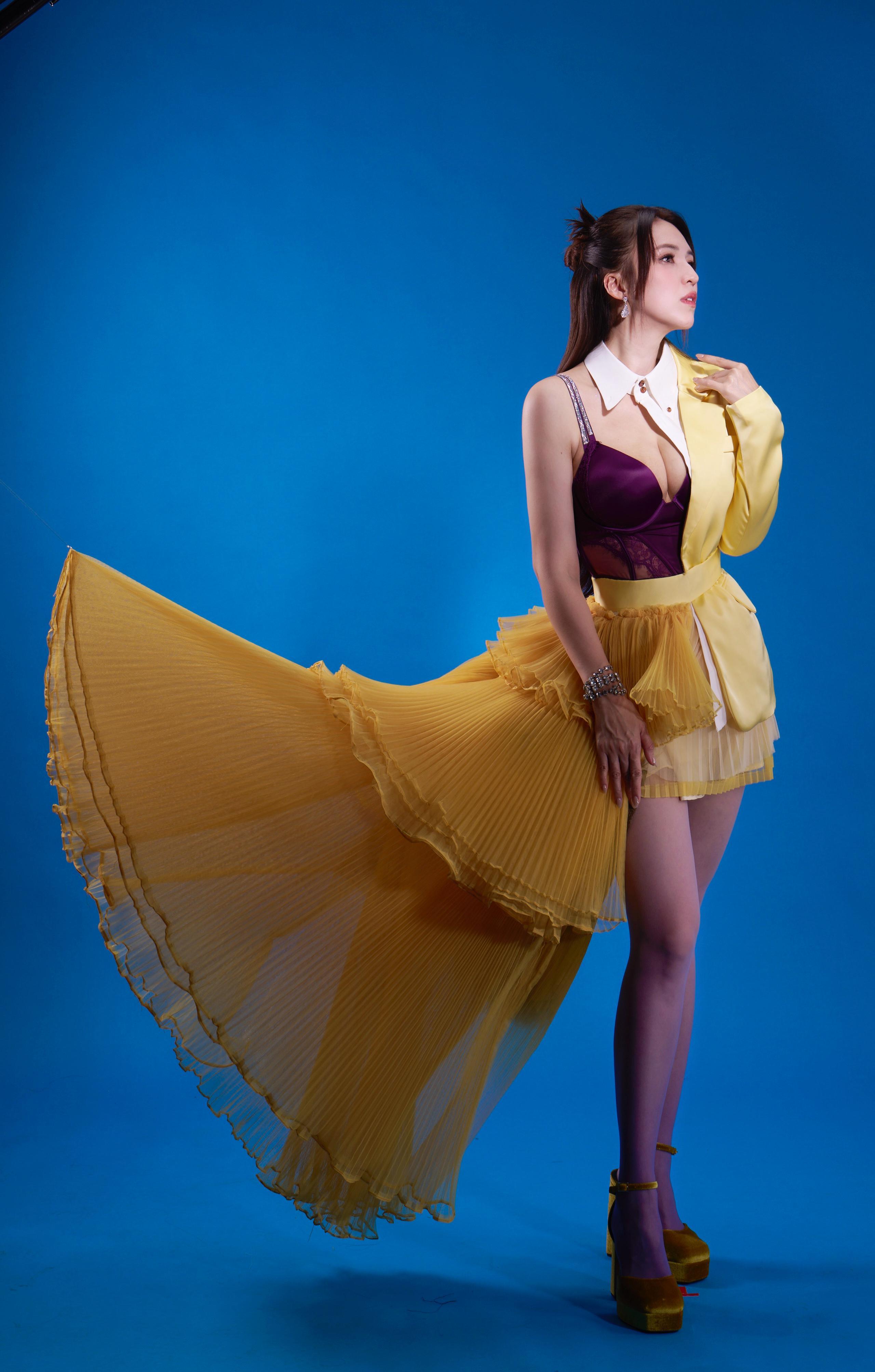 孫慧雪已七年連任美胸公司代言人。