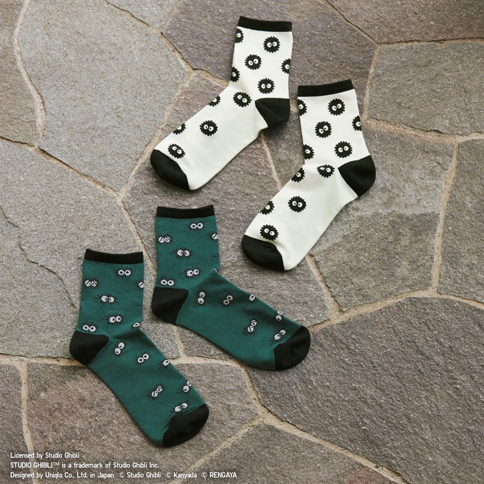 UNIQLO及吉卜力聯乘系列|男女通用 STUDIO GHIBLI 襪子 $29