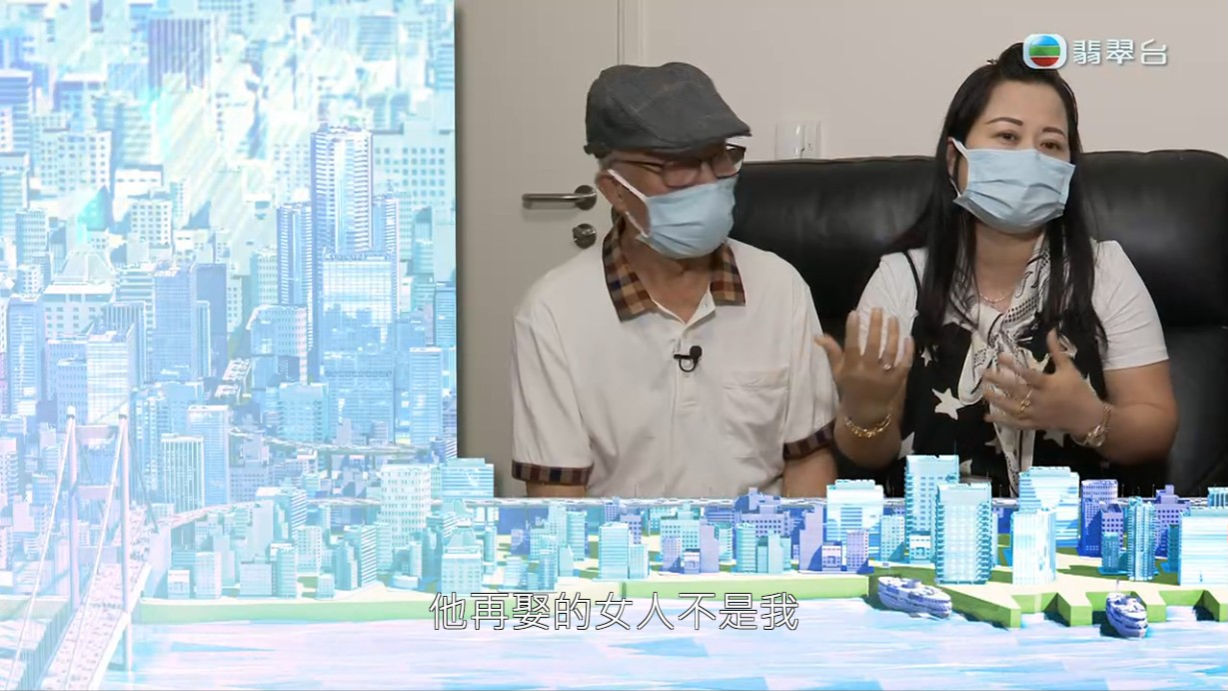 《東張西望》播出何伯訪問預告。