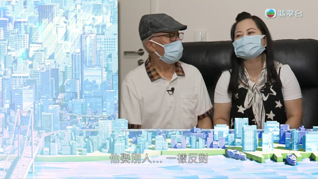 《東張西望》播出何伯訪問預告。