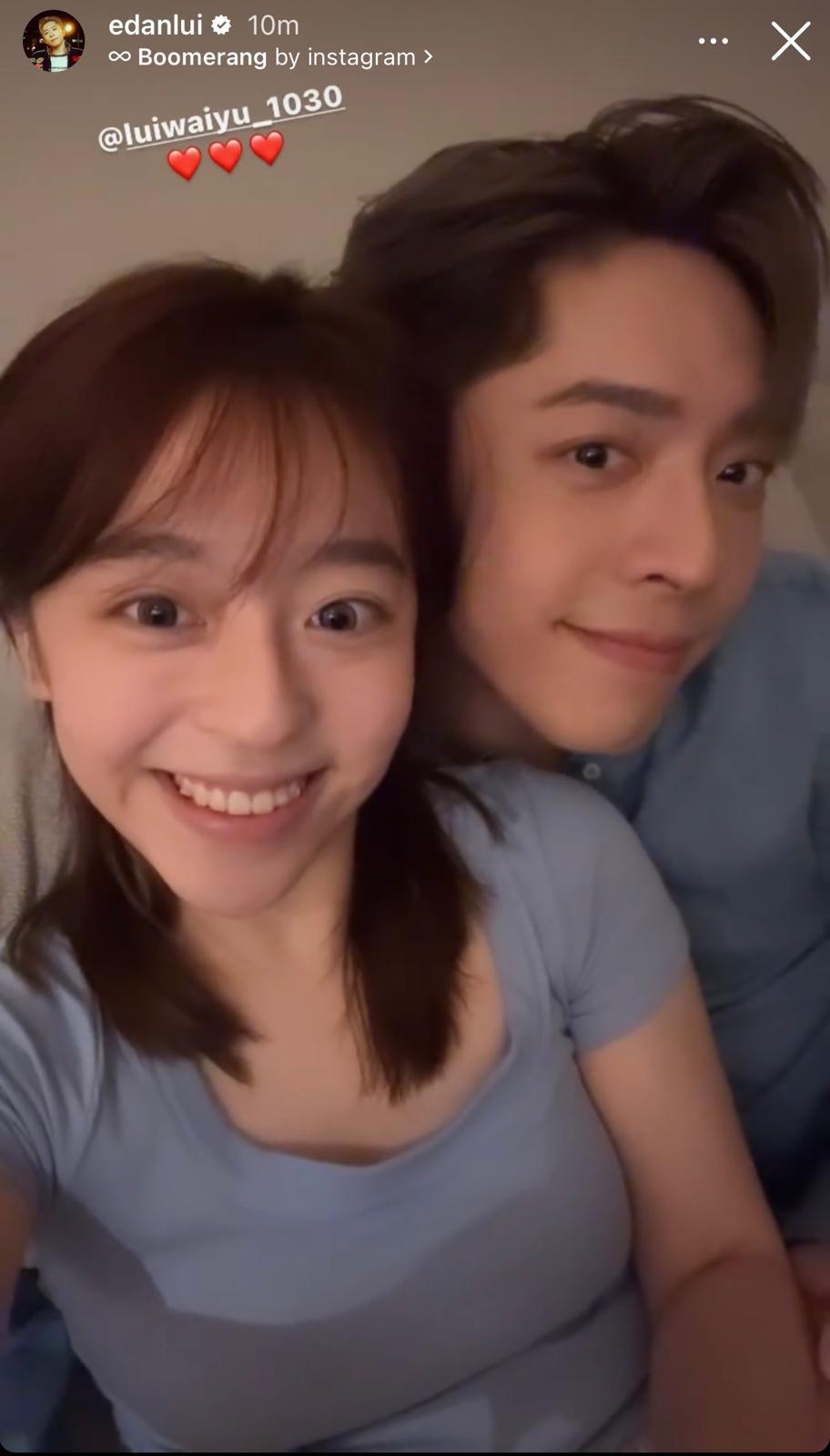 Edan向來愛錫胞妹小如豬,巡唱回港即跟妹妹傾心事。