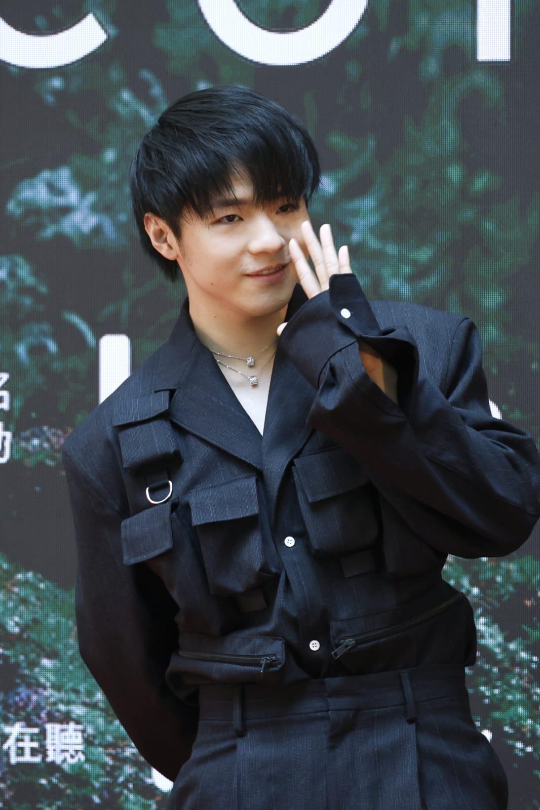 陳卓賢宣布7月20至22 日在亞博開騷。(林俊源攝)