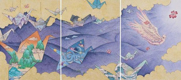 《破浪》,林睿玥小姐 「2023年最具潛質藝術家年獎 」及 山水風景或具象高級學生組 金獎