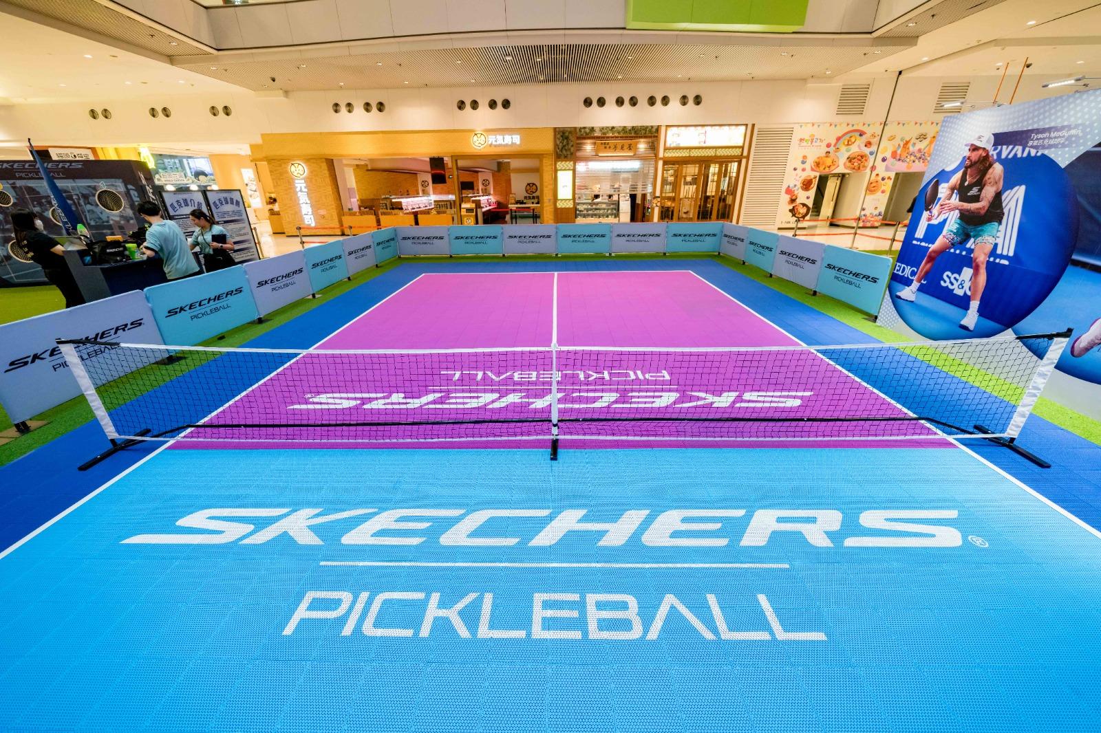 SKECHERS匹克球體驗區,SKECHERS特別請來前香港首席女網球手、職業匹克球手陳詠悠女士及其專業教練團隊設計體驗工作坊