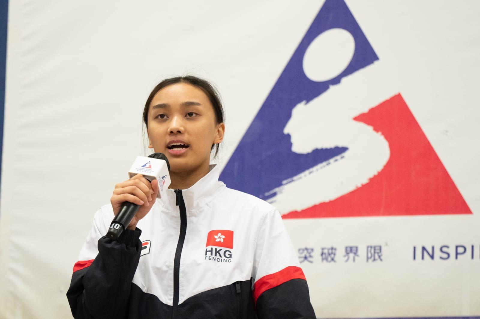 陳諾思直言未有為賽事定下明確目標,「希望自己可以好好享受個舞台,爭取到好成績。」