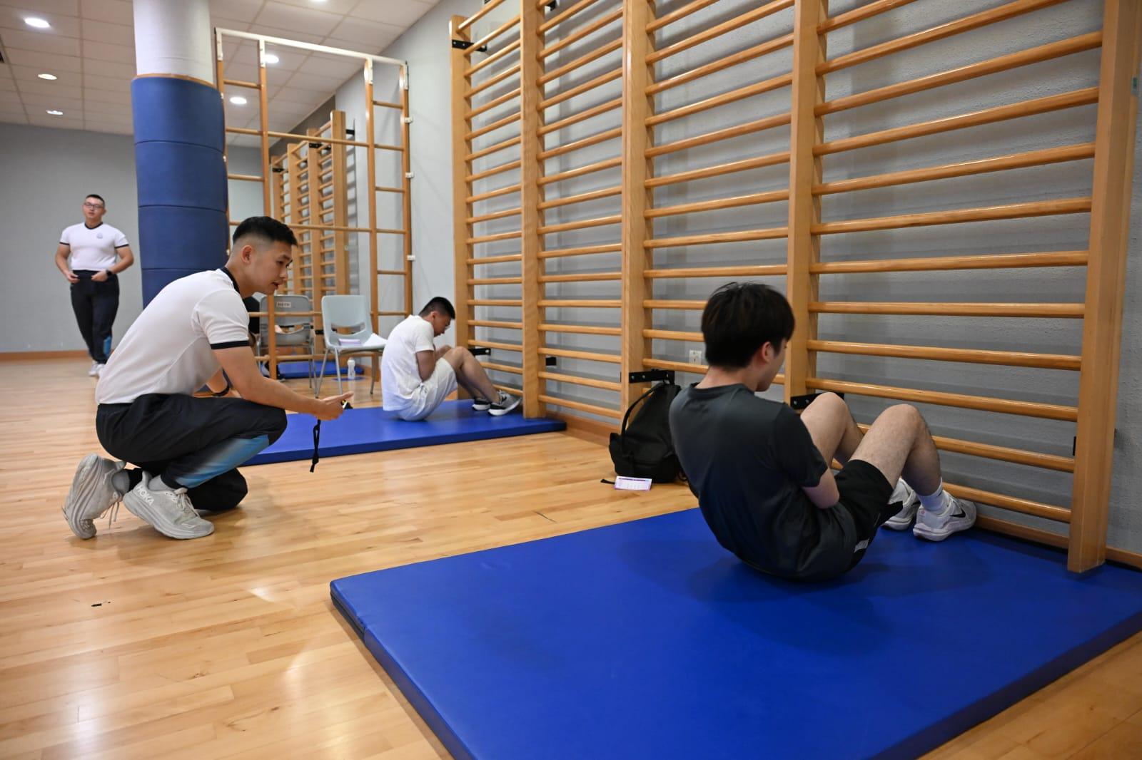 入境處招聘體驗日反應熱烈。(陳奕釗攝)