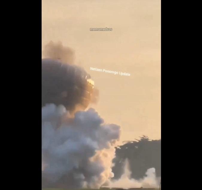 熱氣球大爆炸。(互聯網)