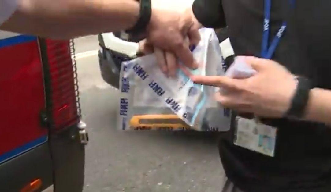 藍田啟田巿場發生傷人及管有攻擊性武器案(無綫新聞畫面)