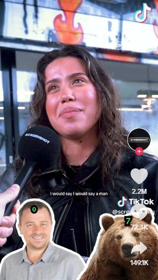 這名女性選擇遇上男子。(互聯網)