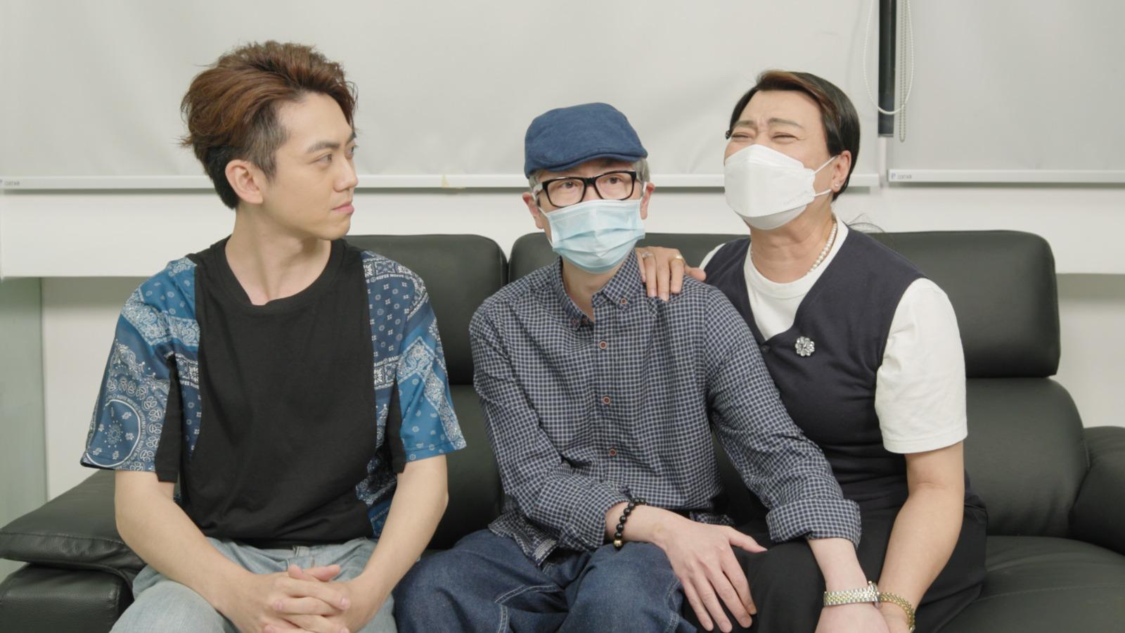 阮兆祥戴朱義盛扮何太被嫌太瘦。