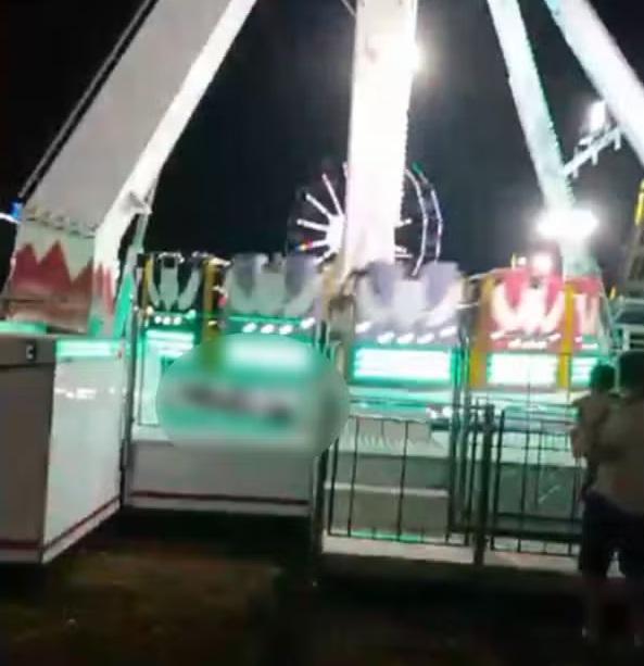 民眾拍到特謝拉受傷,躺在地上。(互聯網)