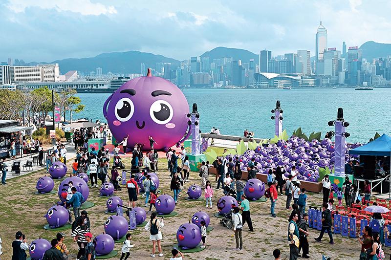 「提子」宣傳防騙信息。(警聲)