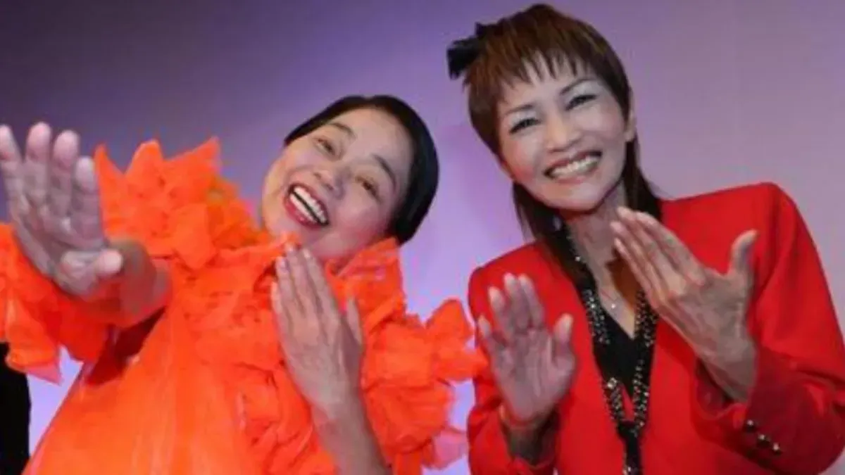 酒井末子(左)與里谷正子組成「今いくよ・くるよ」,二人先後去世。