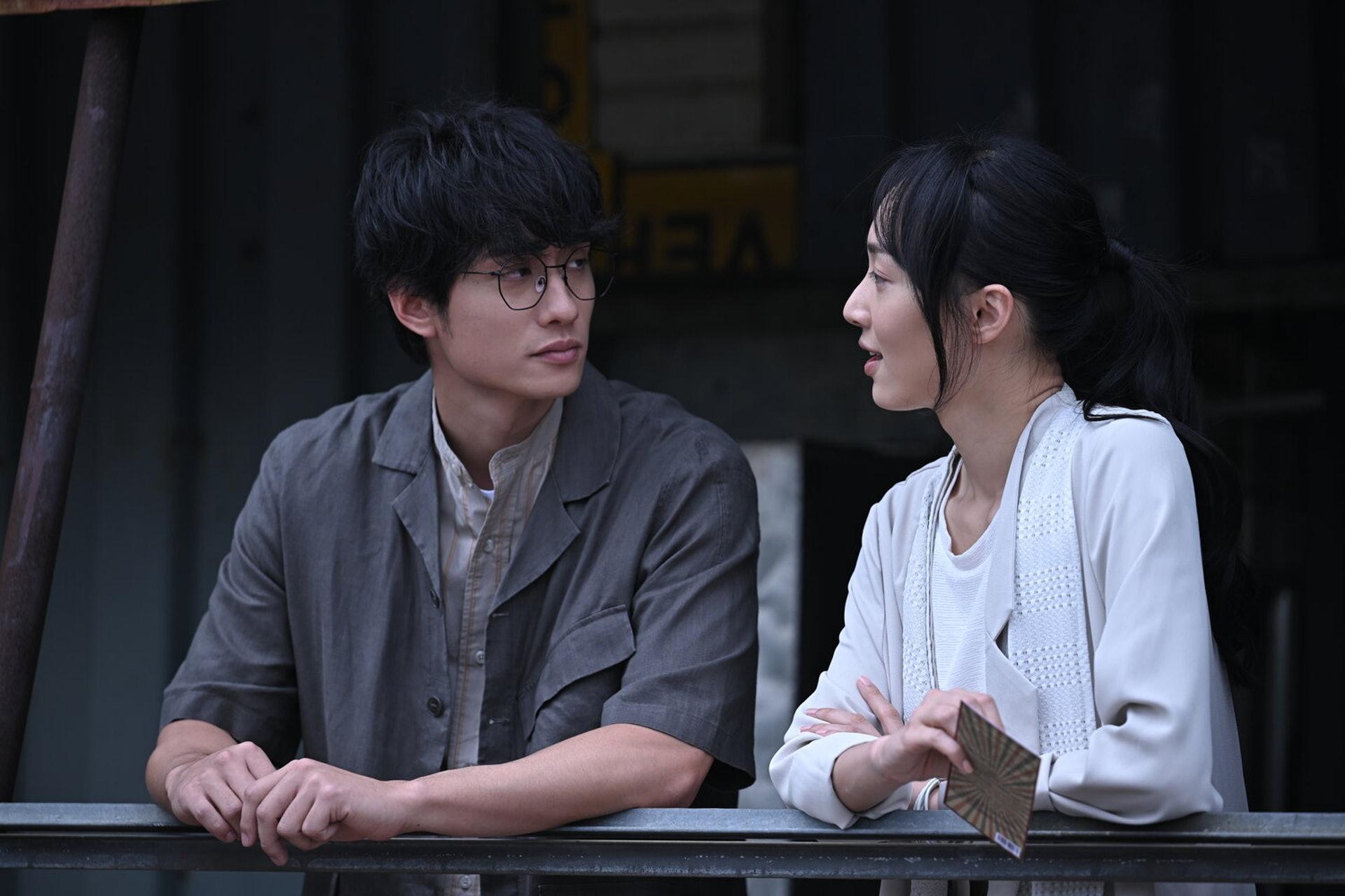 劉俊謙與蔡思韵在電影《幻愛》合作而撻著。